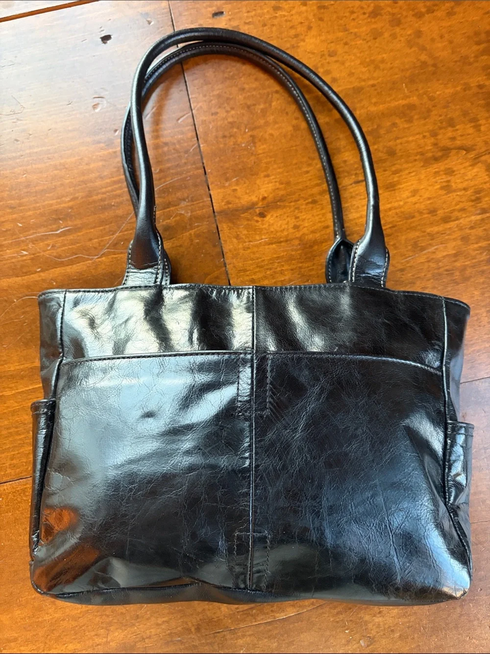 Giani Bernini Black Leather Satchel